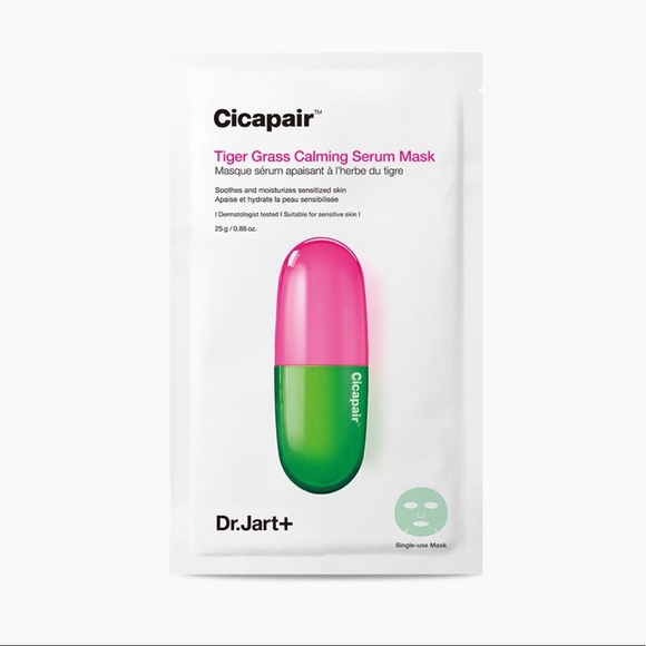 Dr. Jart Cicapair Tiger Grass Calming Sheet Masks. Bundle of 3 Masks - Picture 2 of 3